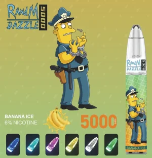 Tornado 30000 Peach Ice RANDM DAZZLE 5000 - DISPOSABLES Australia 5000 Rand  To Dollars