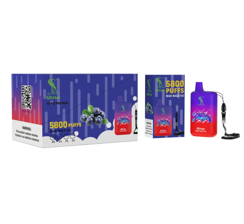 SUPBLISS Glitter 5800 Puffs Disposable