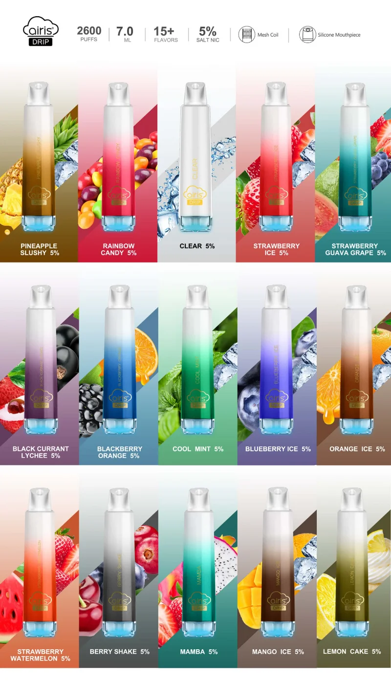 airis drip 2600 disposable vape