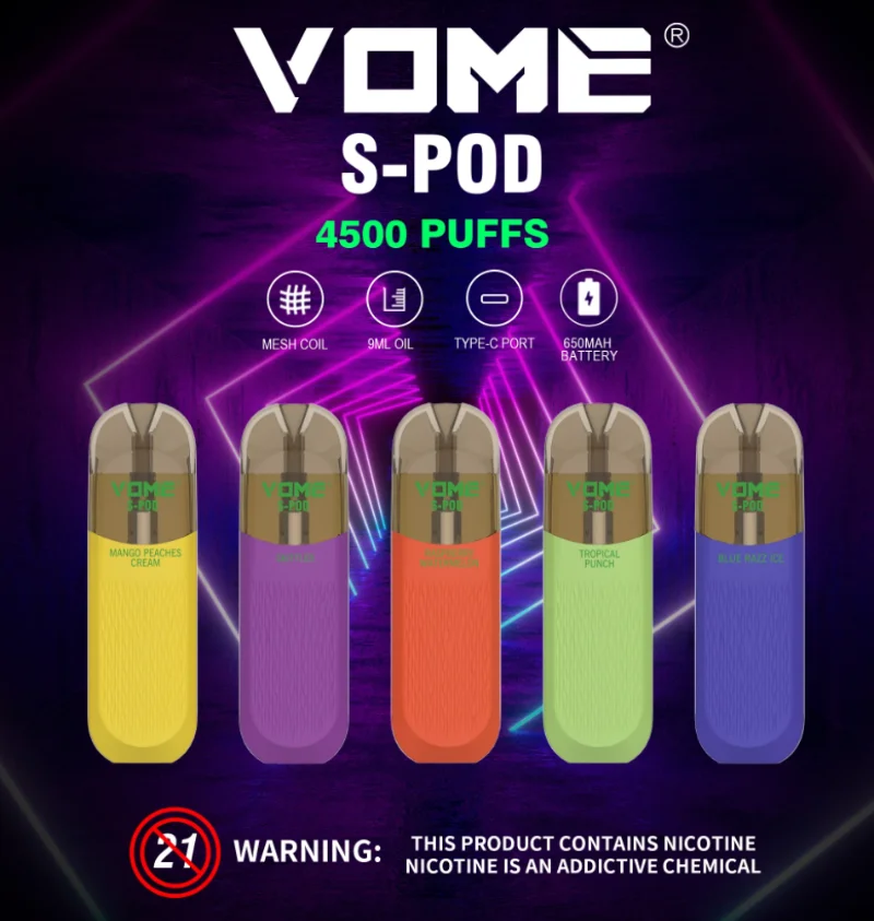 vome s pod 45000 puffs bar